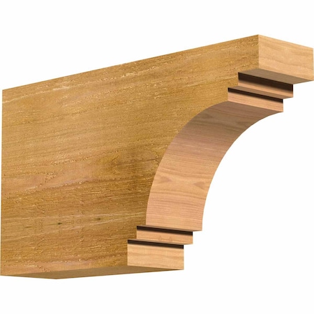 Ekena Millwork Pescadero Rough Sawn Rafter Tail, Western Red Cedar, 4"W x 10"H x 18"L RFT04X10X18PEC00RWR